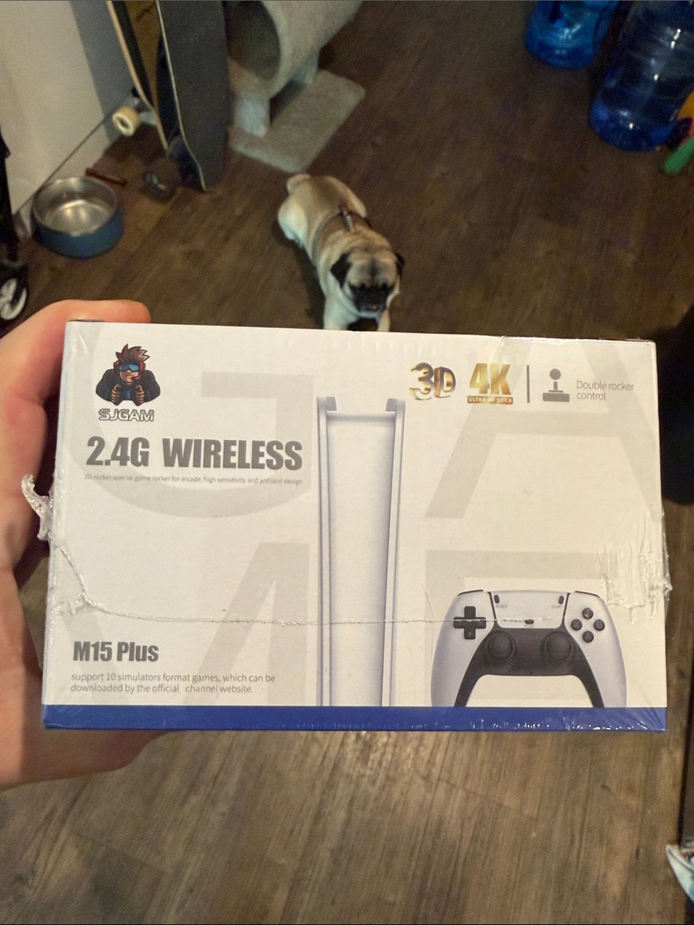 2.4G Wireless M15 Plus Controller - White